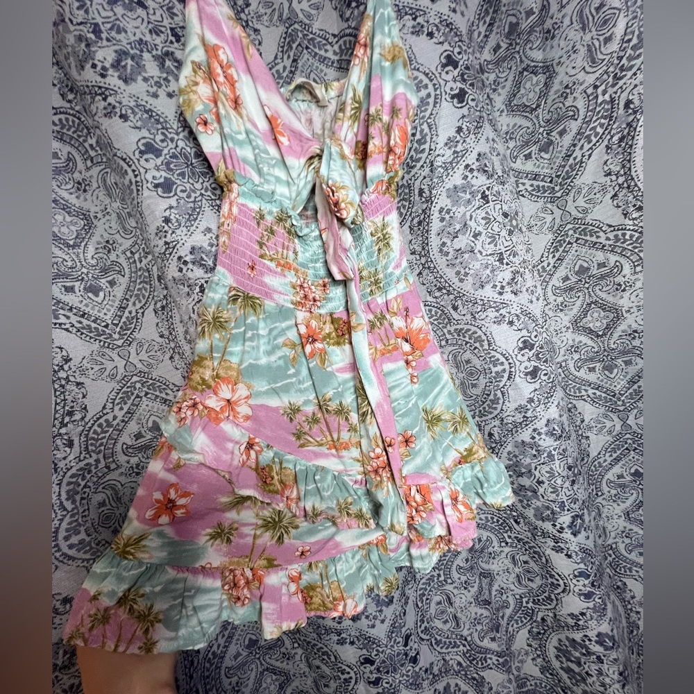 FLORAL BEACH DRESS - Picture 3 of 4
